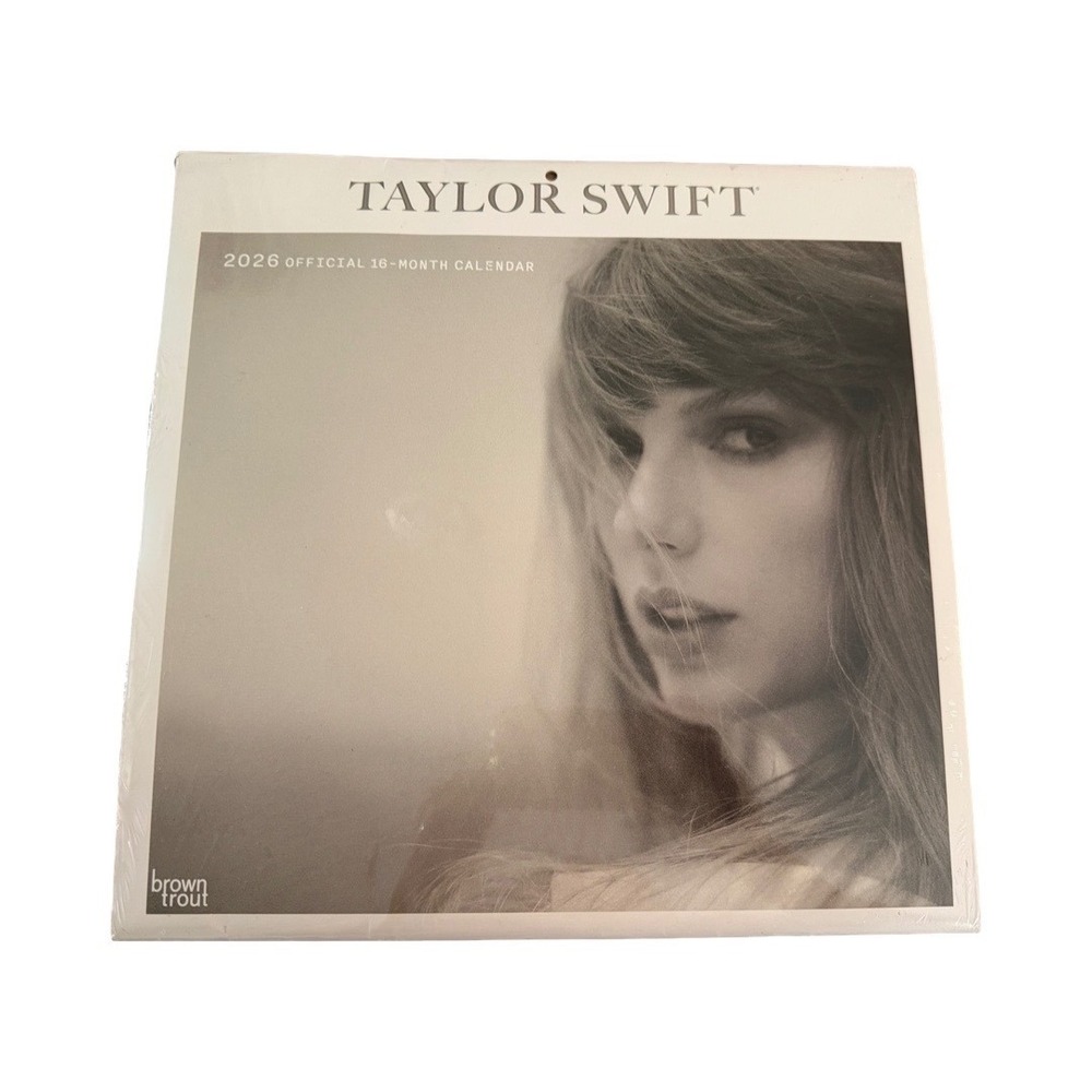 Taylor Swift 2026 Official 16 Month Wall Calendar TTPD BrownTrout New Sealed